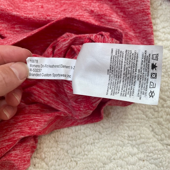 USA Olympic Nike Womens Dri-Fit Heathered Element 1/2 Zip, Size Small - Picture 5 of 9